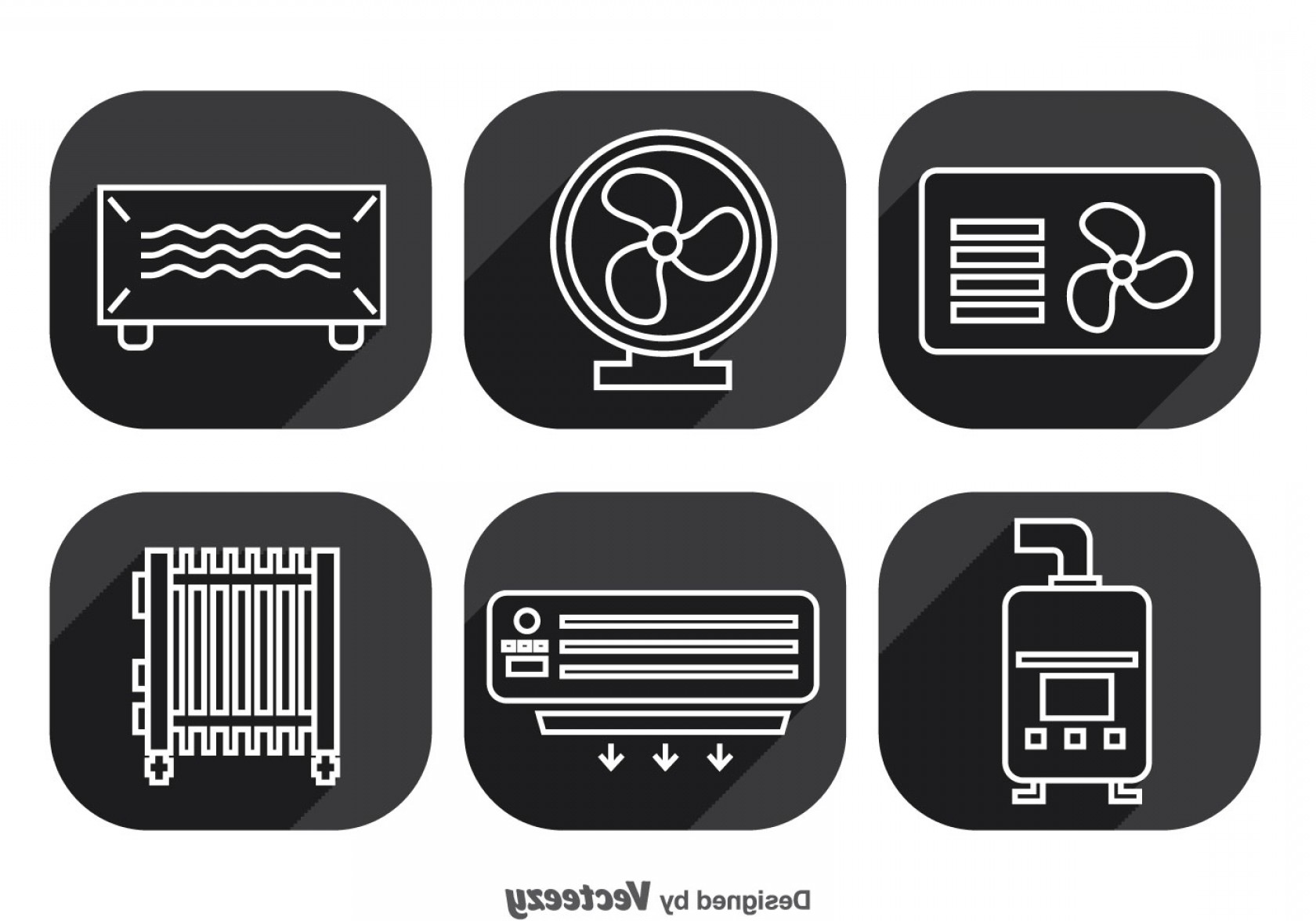 144 Hvac icon images at