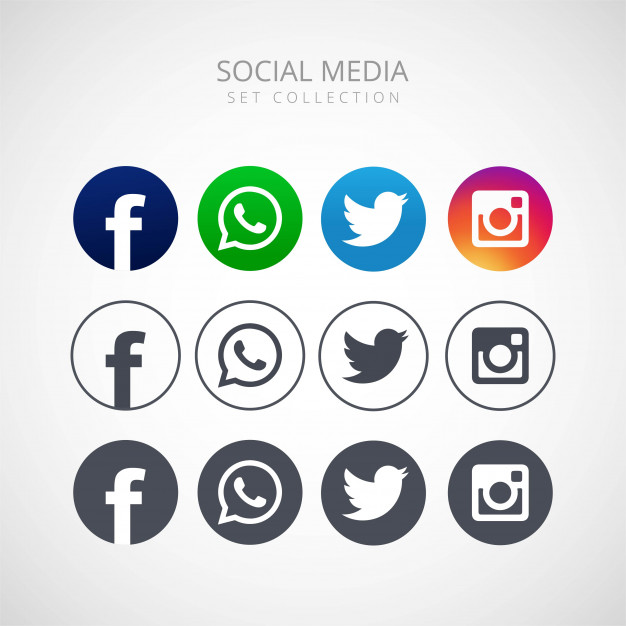 Simbolos De Iconos De Facebook Vector Gratis Images