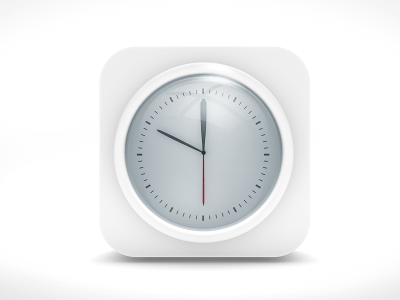 Ios Clock Icon at Collection of Ios Clock Icon free