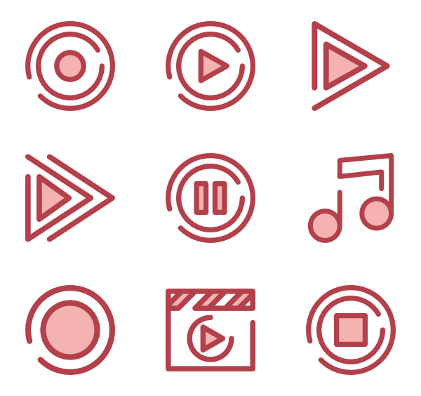 Media Button Icon at Collection of Media Button Icon