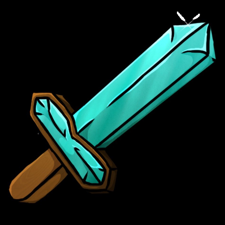 Minecraft Diamond Sword Icon at