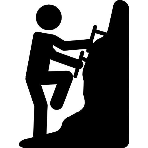 Mountain Climbing Icon at Collection of Mountain