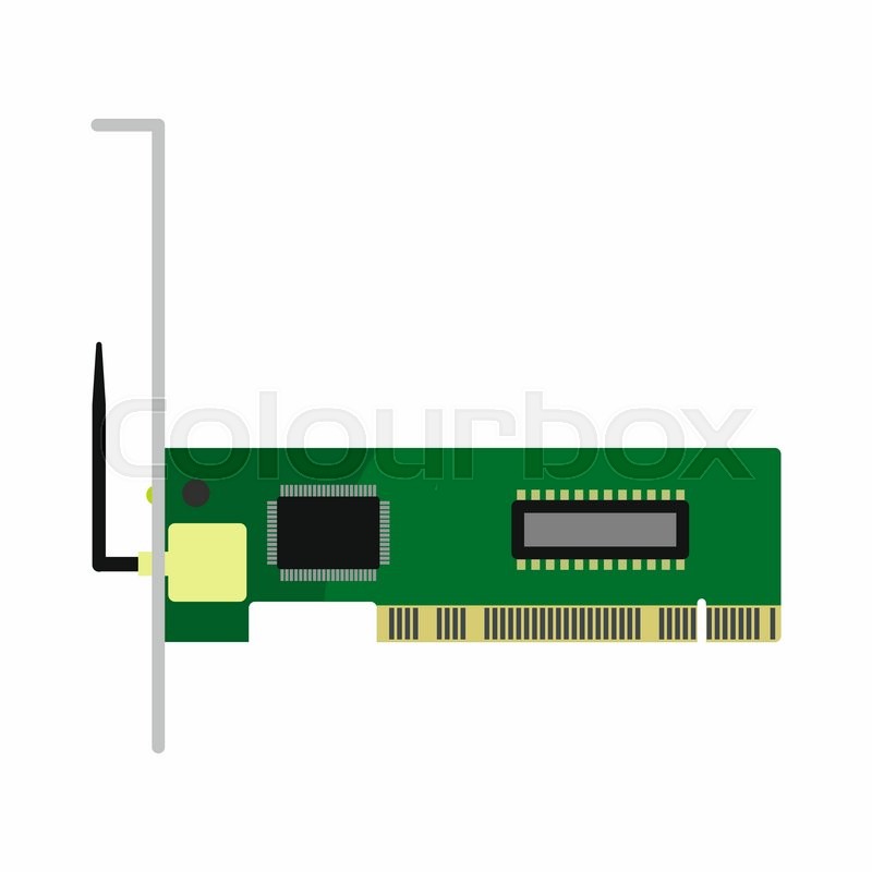 Network Interface Card Icon at Collection of Network