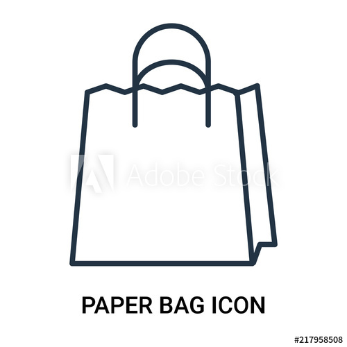 Paper Bag Icon at Collection of Paper Bag Icon free