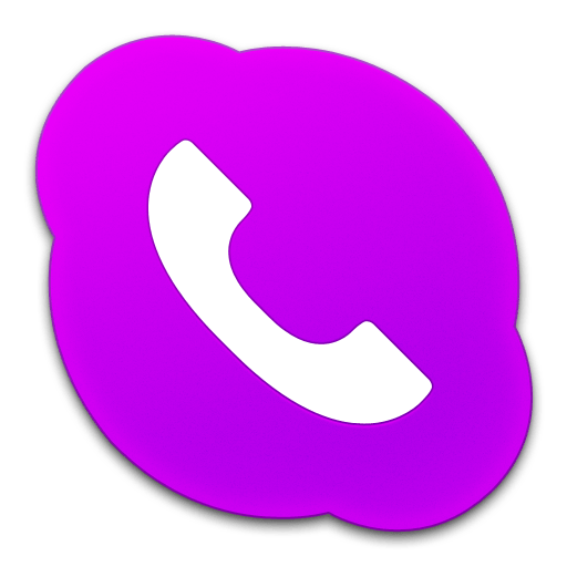 Purple Phone Icon at Collection of Purple Phone Icon