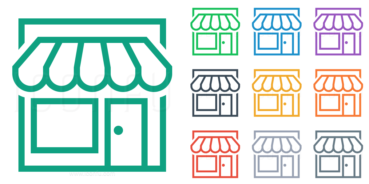 Retail Store Icon at Collection of Retail Store Icon