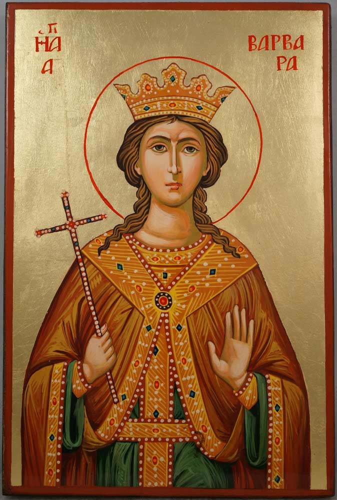 Saint Barbara Icon at Collection of Saint Barbara