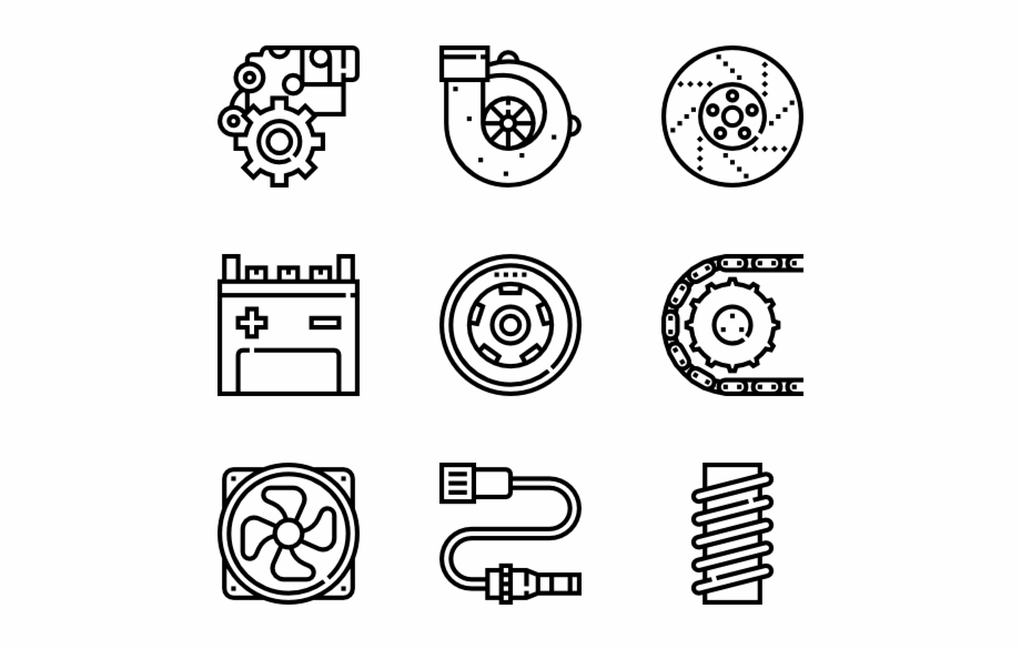 Spare Parts Icon at Collection of Spare Parts Icon