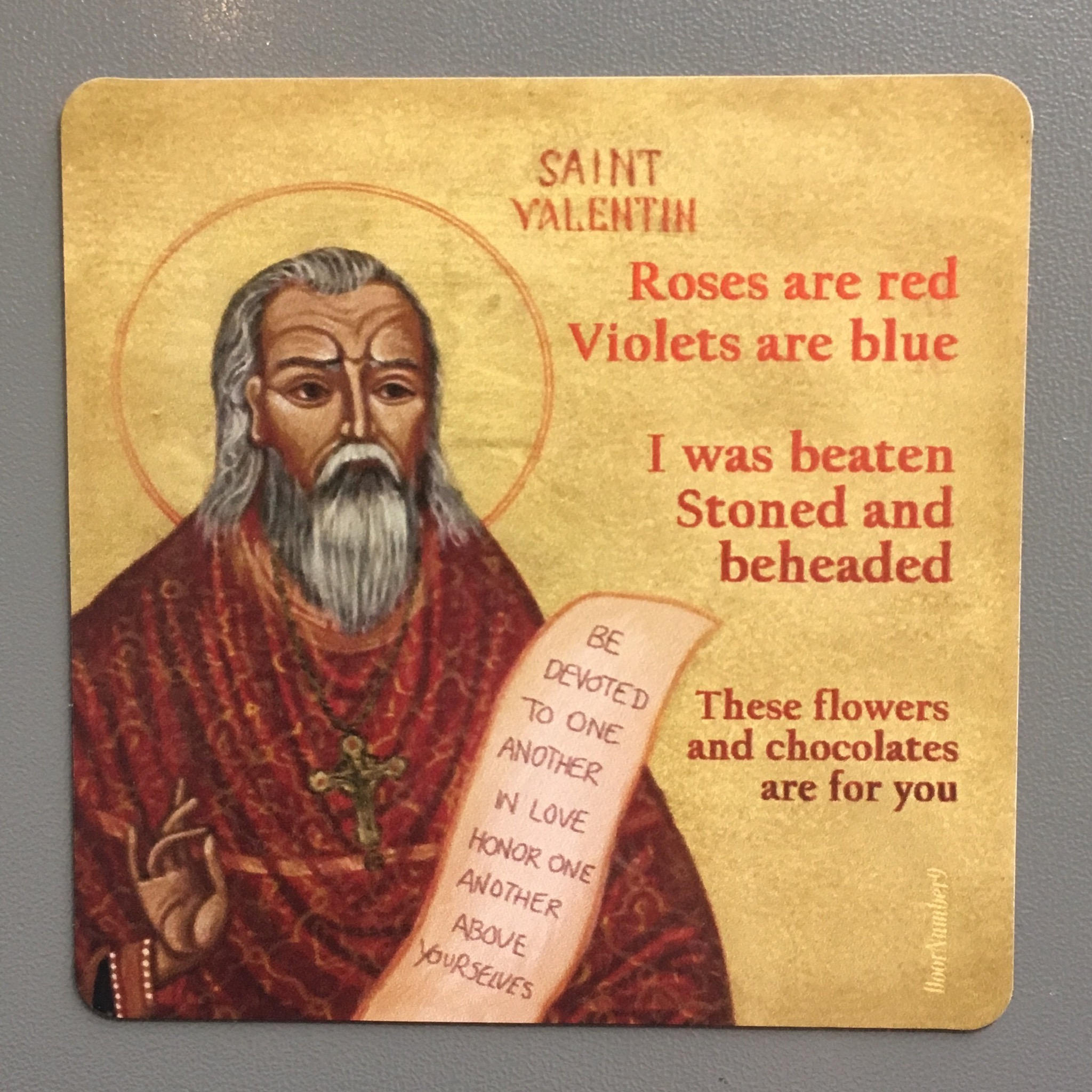 St Valentine Icon at Collection of St Valentine Icon