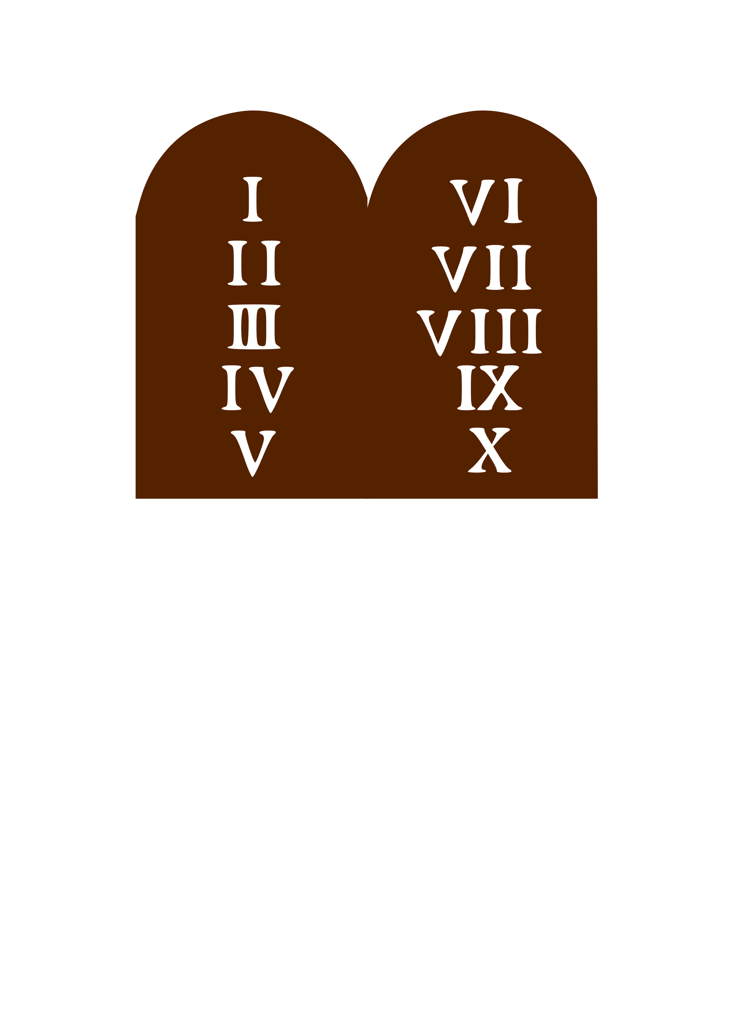 Ten Commandments Icon at Collection of Ten