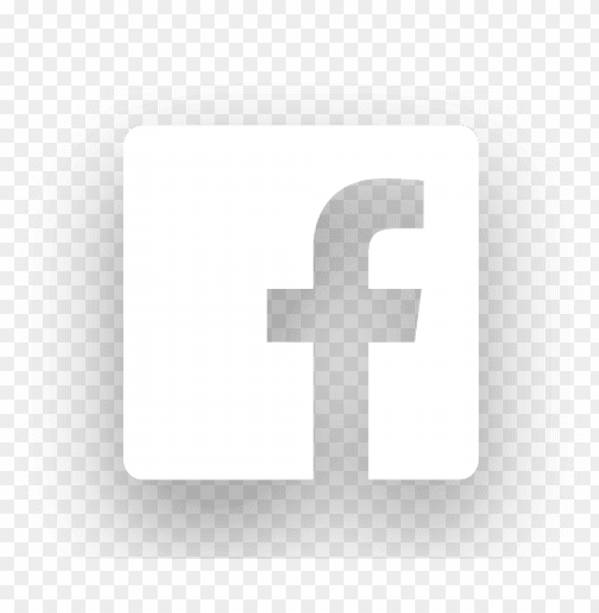 White Facebook Icon Transparent Background at