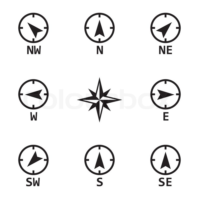 Wind Direction Icon at Collection of Wind Direction