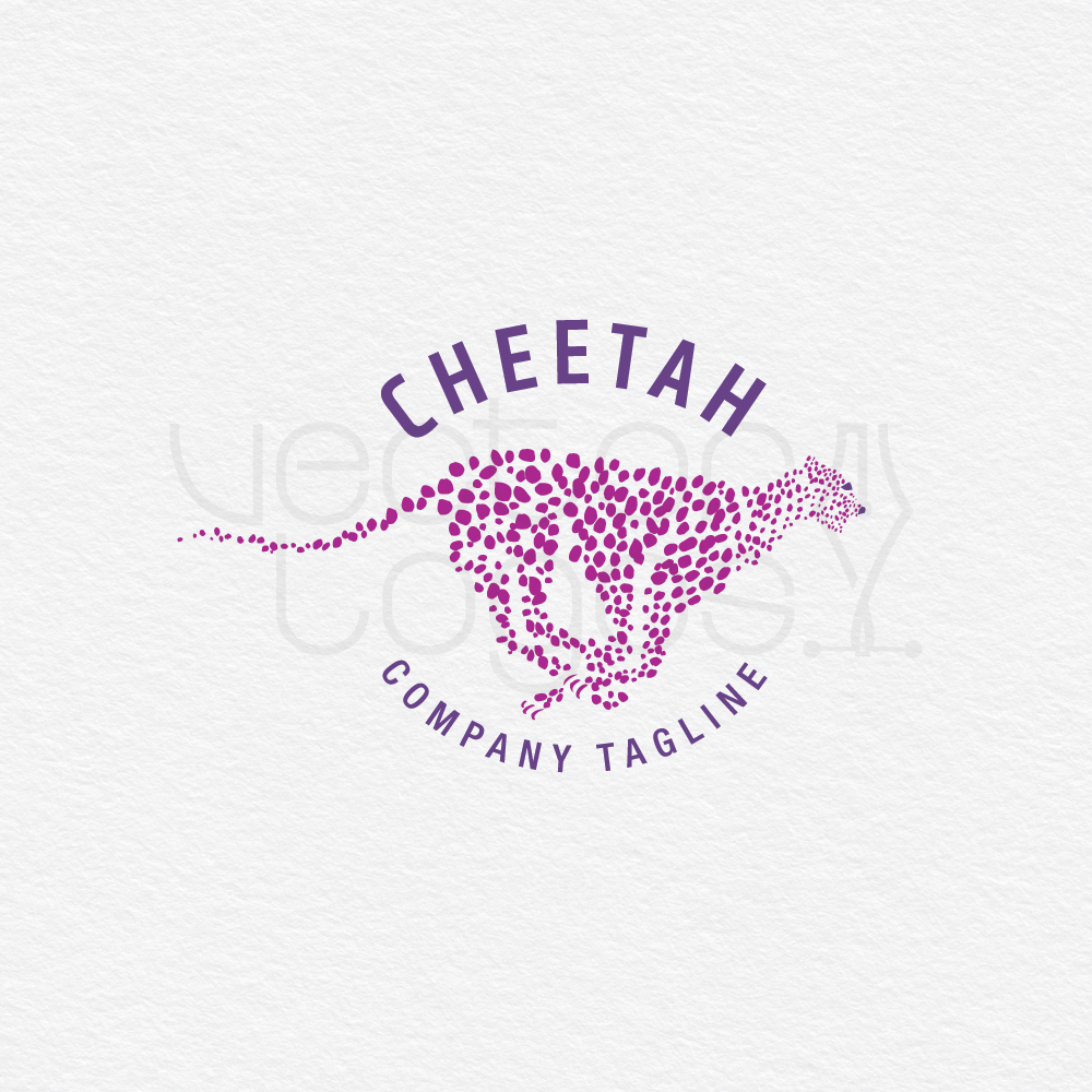 Cheetah logo design template Readymade logos for sale