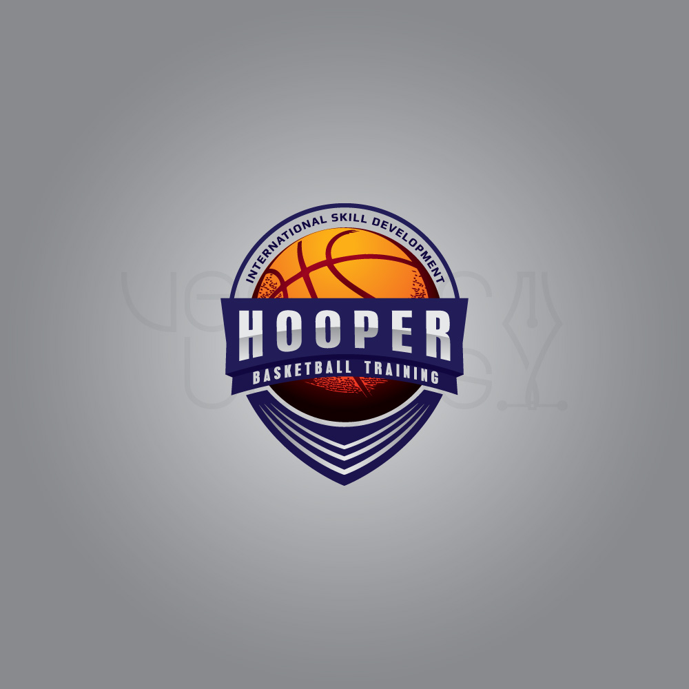 Hooper Basketball logo design template Readymade logos for sale