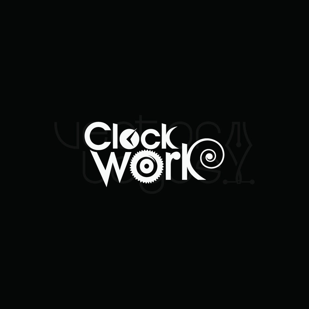 Clockwork logo design template Readymade logos for sale