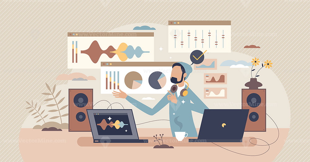 Audio recording software as sound control application tiny person