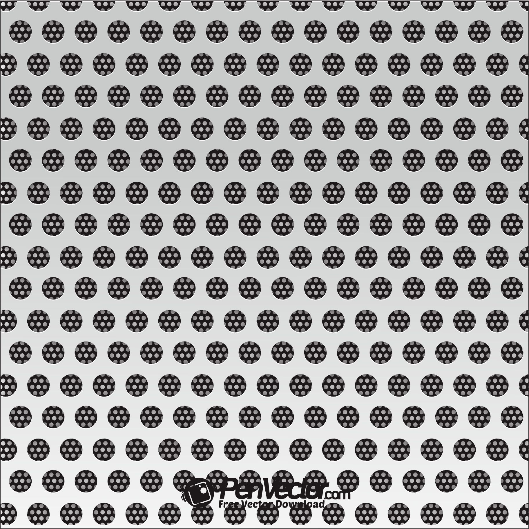 Circle grid pattern white free vector