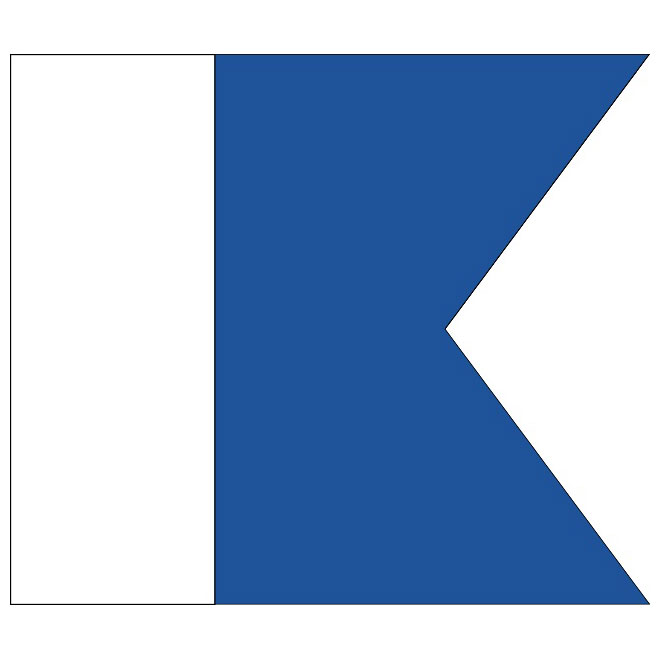 List 99+ Pictures The Blue And White “alpha” Flag Signifies What