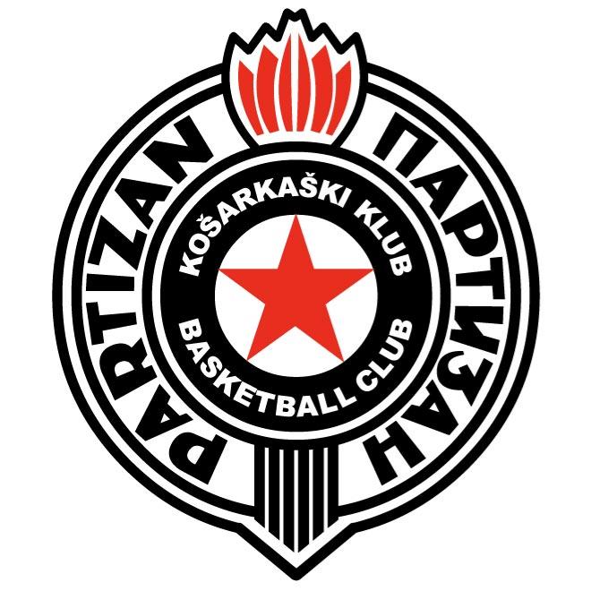 Basketball Club Partizan Belgrad Royalty Free Stock SVG Vector and Clip Art