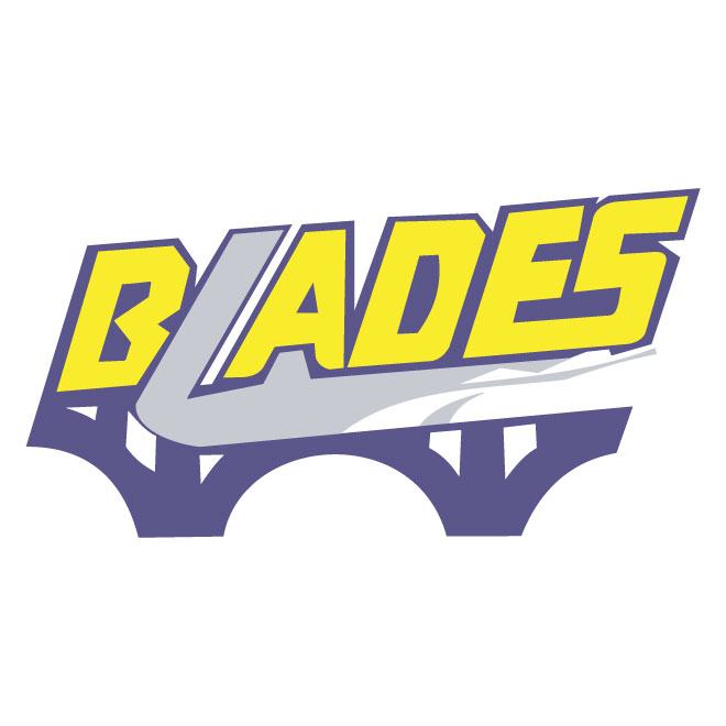 Saskatoon Blades logo Royalty Free Stock SVG Vector