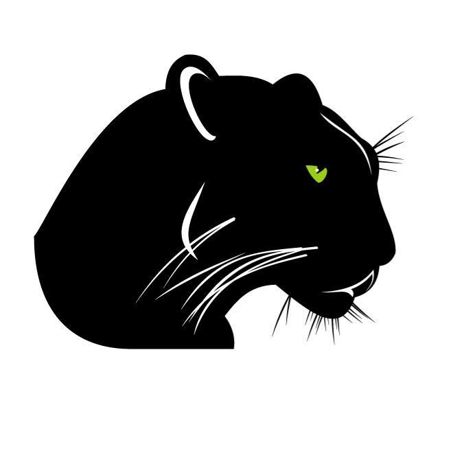 Black panther image Royalty Free Stock SVG Vector