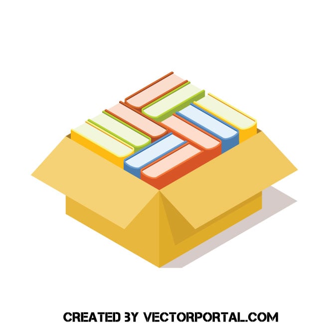 Book Box Clip Art