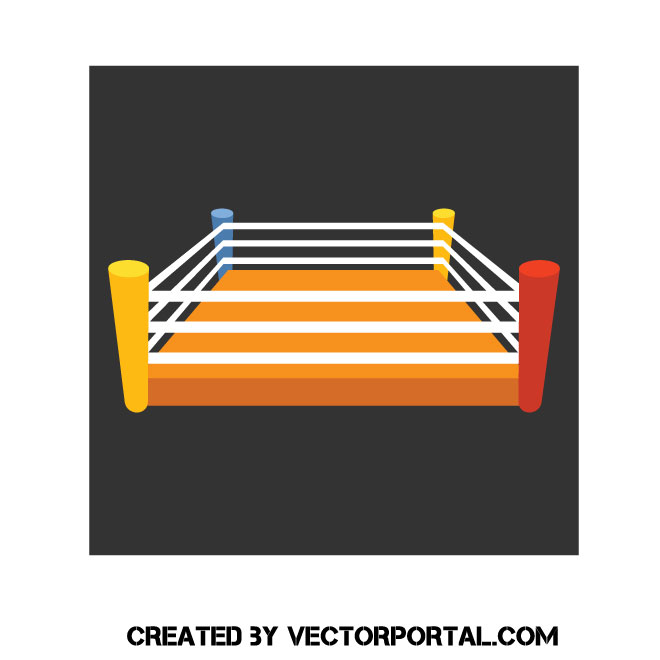 Boxing ring clip art Royalty Free Stock SVG Vector and Clip Art