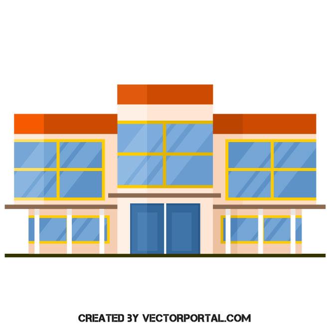 Edificio comercial.ai Royalty Free Stock SVG Vector and Clip Art
