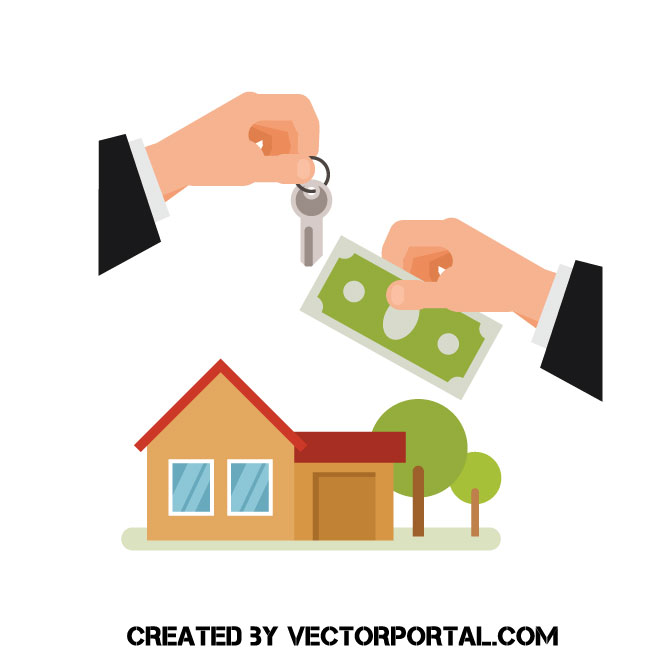 Buying a home .ai Royalty Free Stock Vector Clip Art
