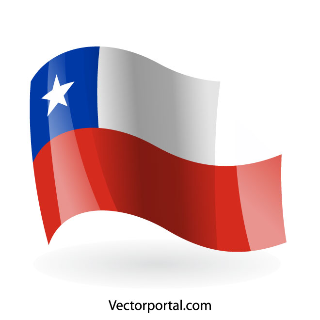 Chile flag image Royalty Free Stock SVG Vector