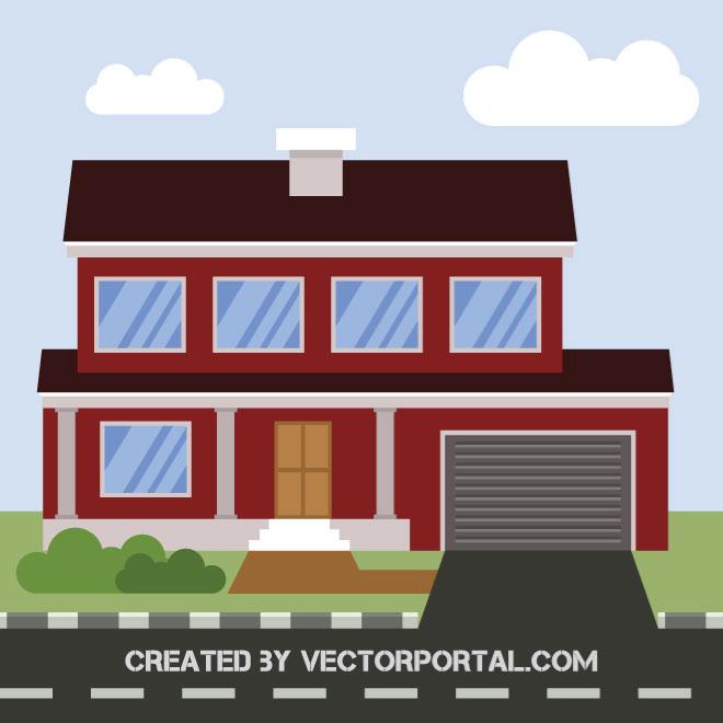 House Garage Clipart
