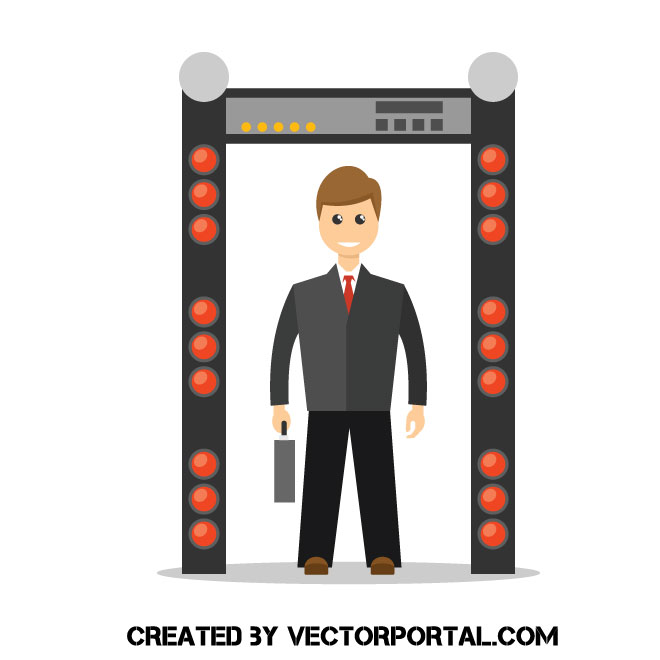 Metal detector image Royalty Free Stock SVG Vector