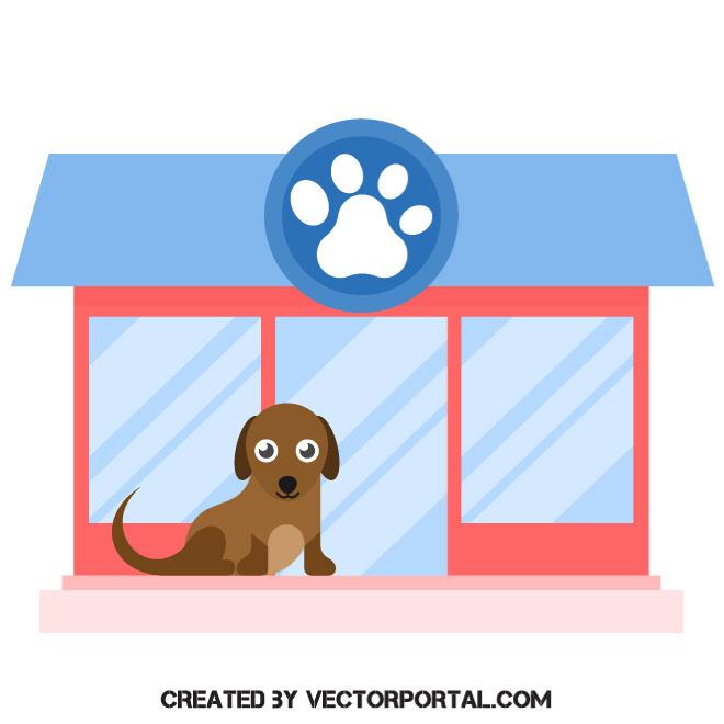 Pet shop image Royalty Free Stock SVG Vector