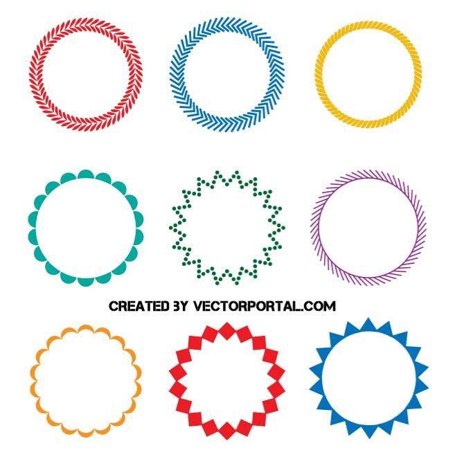 Round shapes Royalty Free Stock SVG Vector and Clip Art