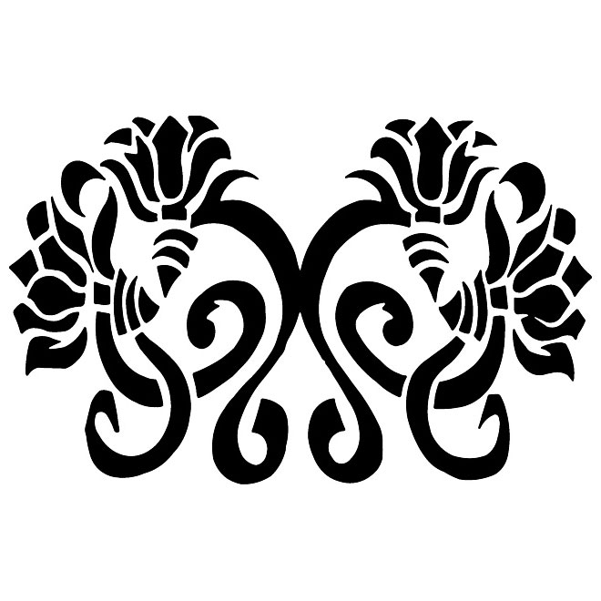 Floral ornament image Royalty Free Stock SVG Vector