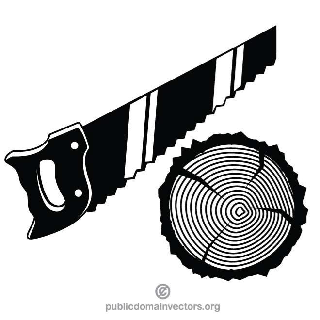 Hand saw clip art.ai Royalty Free Stock SVG Vector and Clip Art