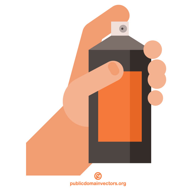 Spray paint can Royalty Free Stock SVG Vector and Clip Art