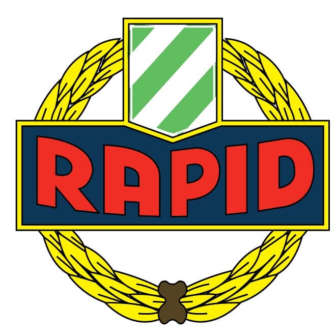 FC Rapid Wien Royalty Free Stock SVG Vector and Clip Art