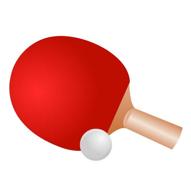 TABLE TENNIS RACKET Royalty Free Stock SVG Vector and Clip Art
