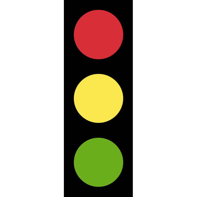 Traffic lights sign Royalty Free Stock SVG Vector