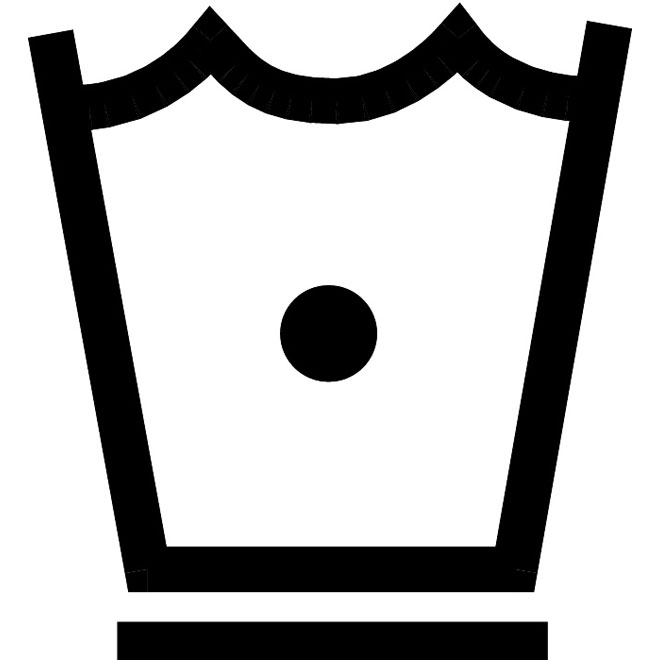 Fabric washing care symbol Royaltyfree Stock Vector Images and Clip Art