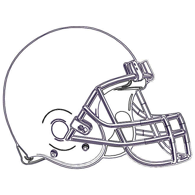 NFL helmet illustration.eps Royalty Free Stock SVG Vector and Clip Art