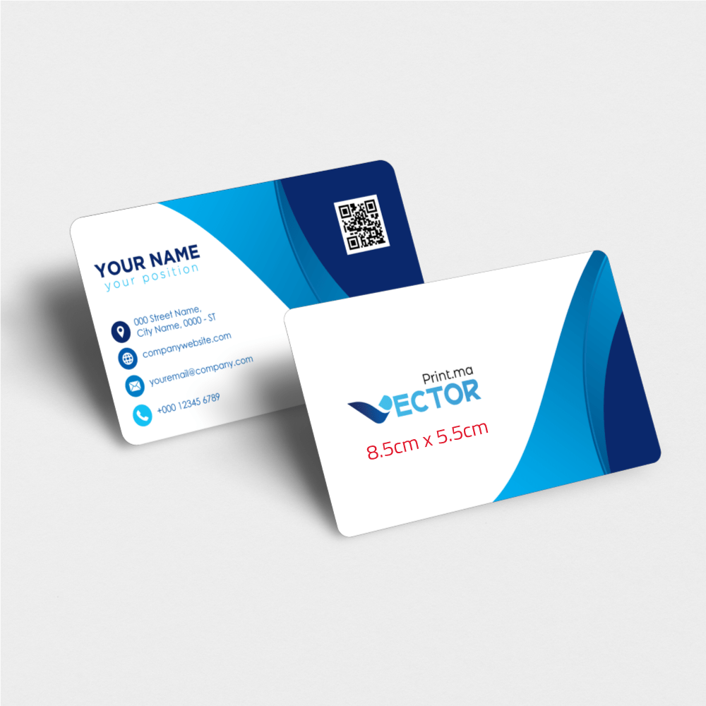 Carte de Visite Arrondie Vector Print