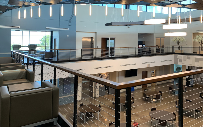Blind Center Commercial Building Structure Vector Engineers