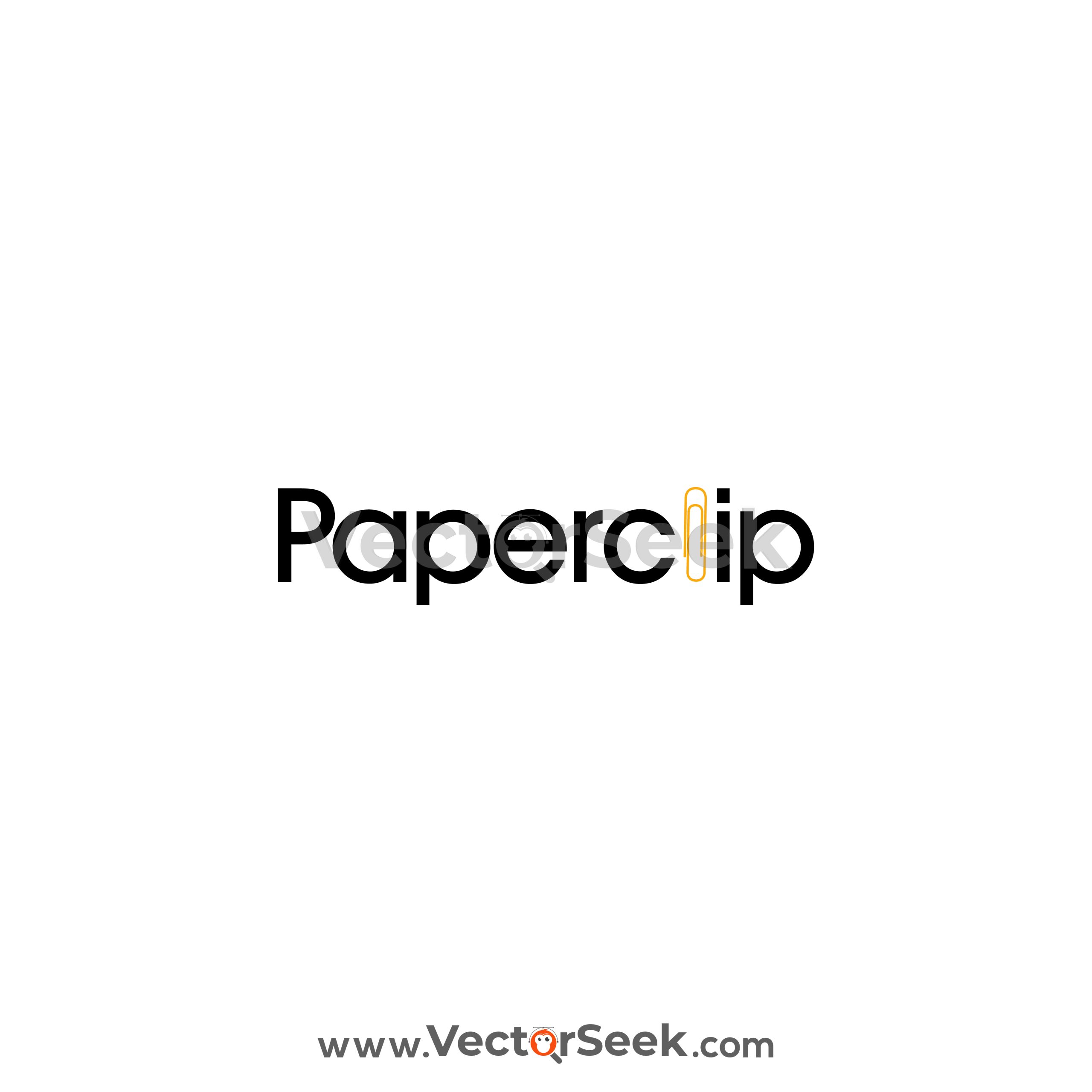 Creative Paperclip Logo Template (.Ai .PNG .SVG .EPS Free Download)