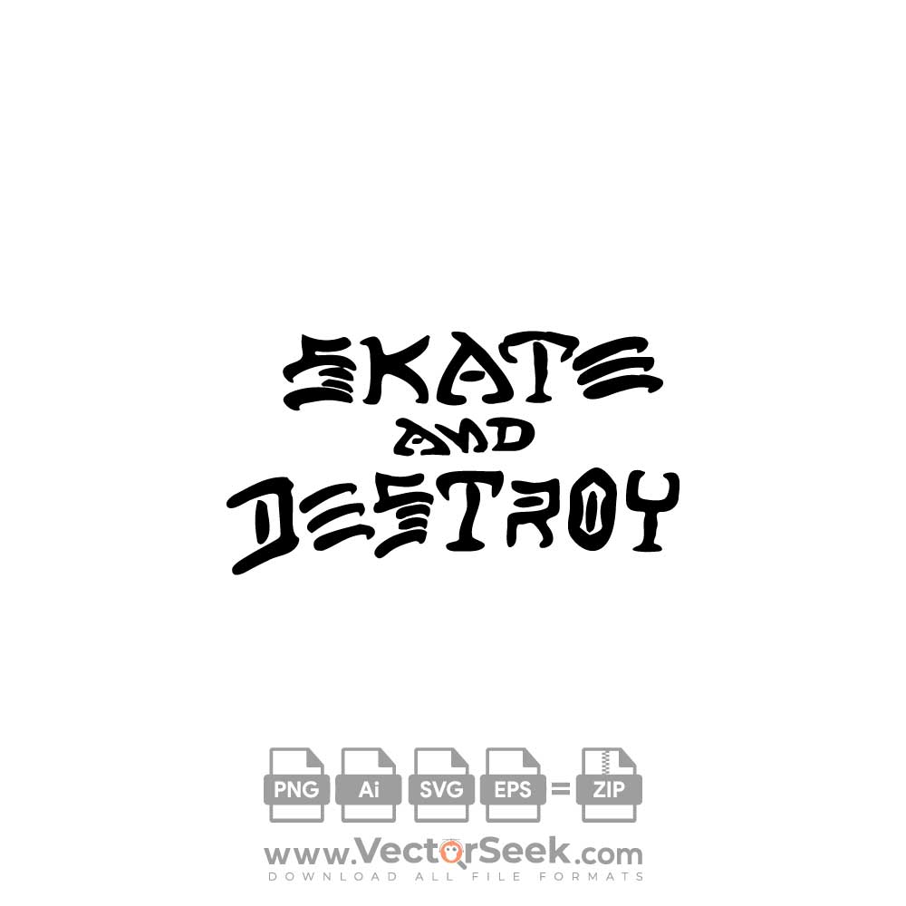 Skate and Destroy Logo Vector (.Ai .PNG .SVG .EPS Free Download)