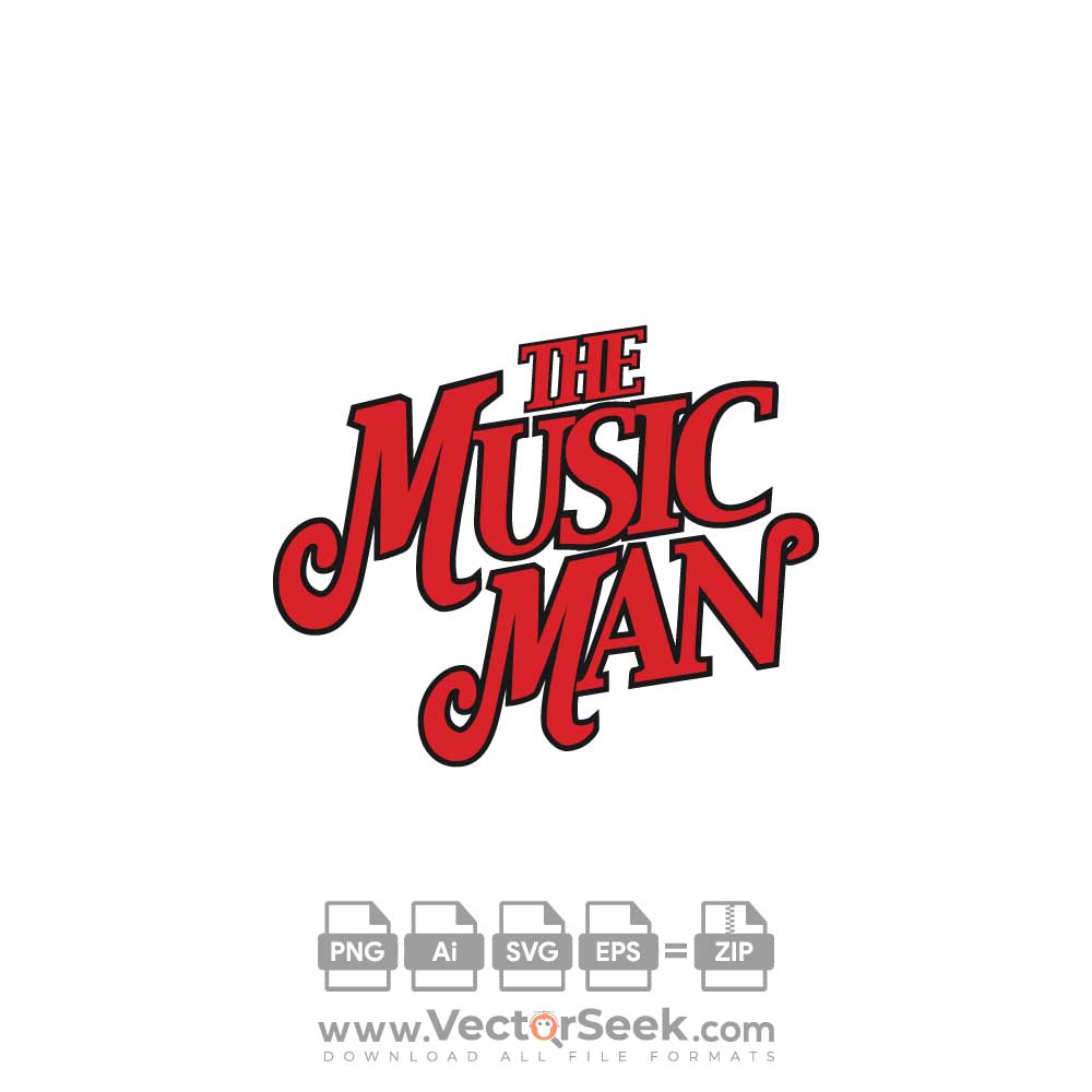 The Music Man Logo Vector (.Ai .PNG .SVG .EPS Free Download)