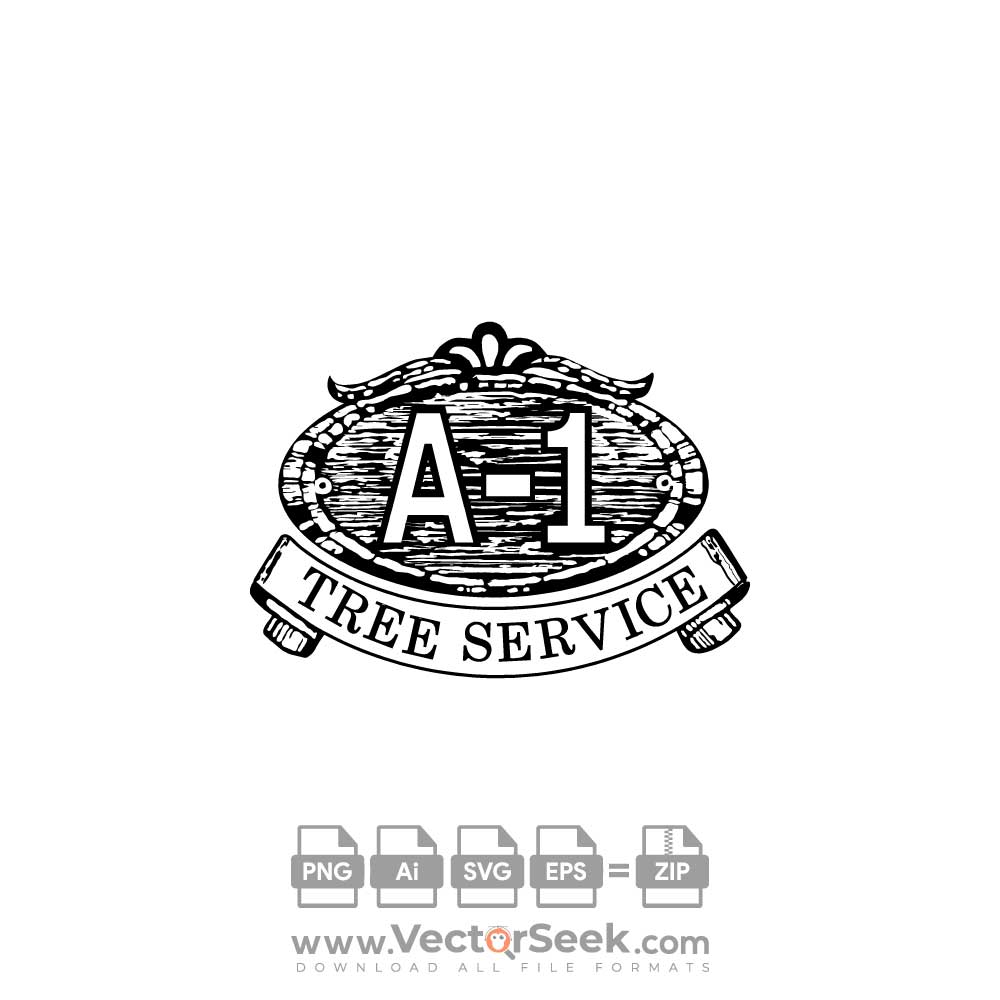 A 1 Tree Service Logo Vector (.Ai .PNG .SVG .EPS Free Download)
