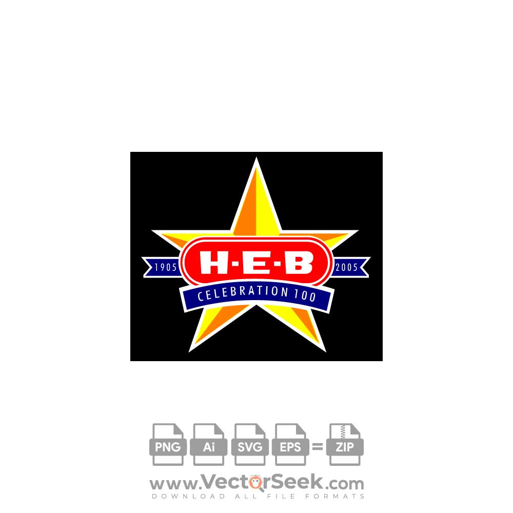 HEB 100 Year Logo Vector (.Ai .PNG .SVG .EPS Free Download)