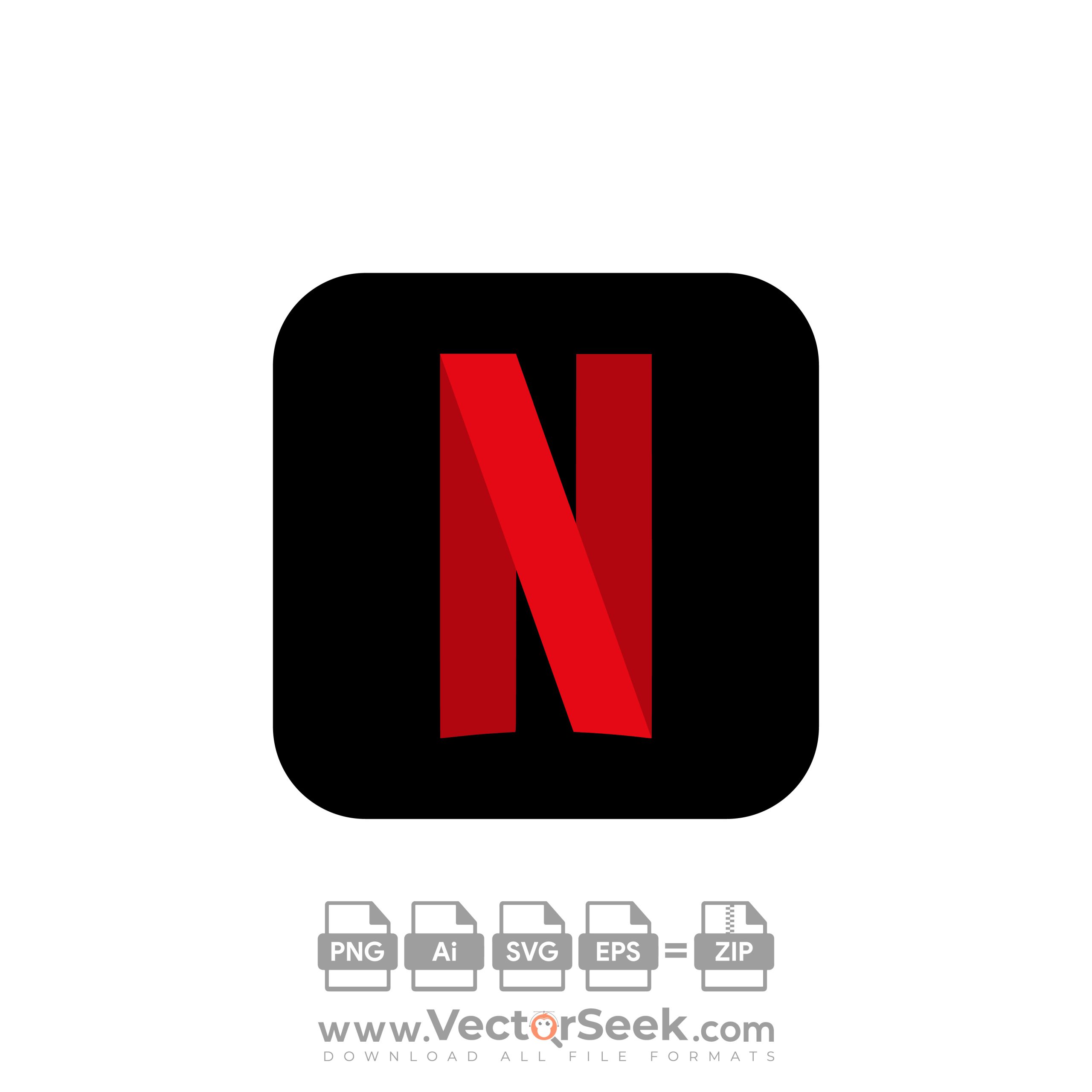 Netflix Symbol (Rounded) Logo Vector (.Ai .PNG .SVG .EPS Free Download)